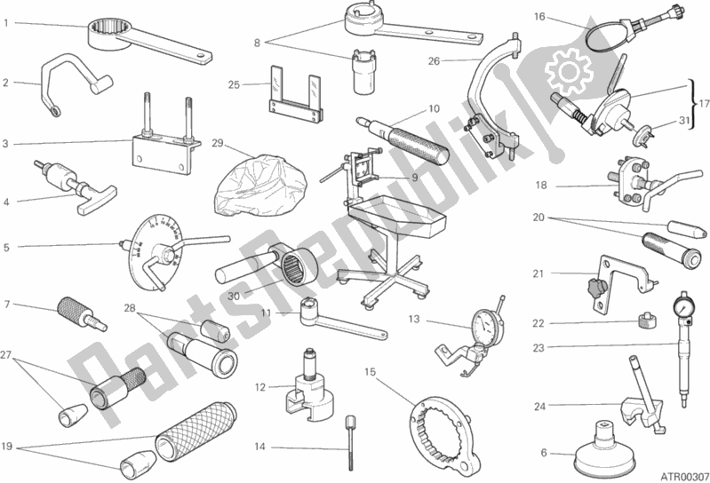 All parts for the Workshop Service Tools, Engine of the Ducati Monster 796 Anniversary 2013